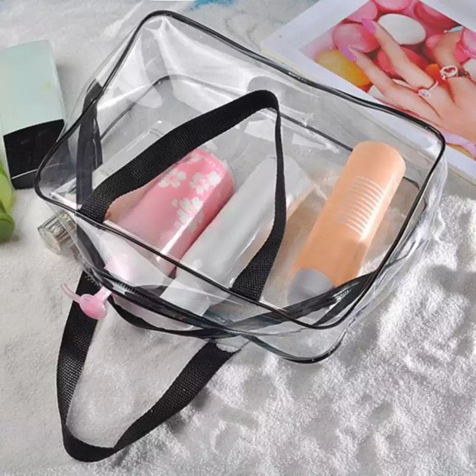Makeup Storage Grooming Bag Set, Transparent Clear Cosmetic Bag, Transparent Toiletry Bag, Water Proof Plastic Travel Cosmetic Bag, SML Bag Makeup Storage Grooming Bag Set, Transparent Clear Cosmetic Bag, Transparent Toiletry Bag, Water Proof Plastic Travel Cosmetic Bag, SML Bag